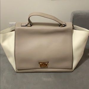 Kate Spade two toned trapeze bag